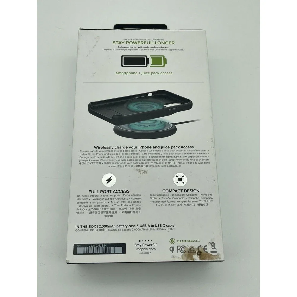 Mophie juice pack access Case for iPhone 11 Pro (Black)